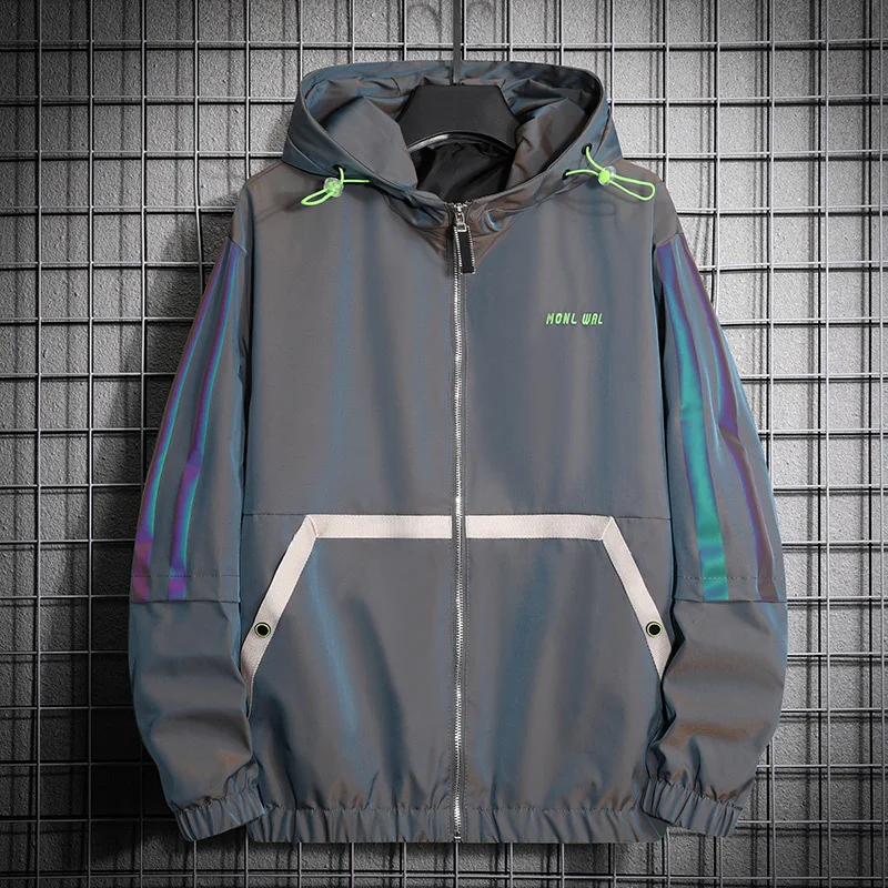 Mens Hip Hop Windbreaker Jackets Printed Dance Jacket Loose Thick Coat Autumn Clothes Colorful Reflective M-8XL Harajuku Jacket
Mens Hip Hop Windbreaker Jackets Printed Dance Jacket Loose Thick Coat Autumn Clothes Colorful Reflective M-8XL Harajuku Jacket