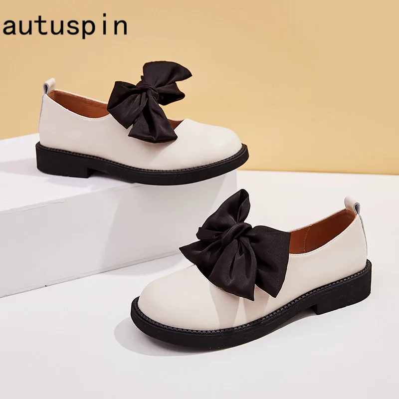 Autuspin Daily Casual Pumps for Women 2022 Spring Summer Female Genuine Leather Thick Low Heels Shoes College Style Oxfords New
Autuspin Daily Casual Pumps for Women 2022 Spring Summer Female Genuine Leather Thick Low Heels Shoes College Style Oxfords New