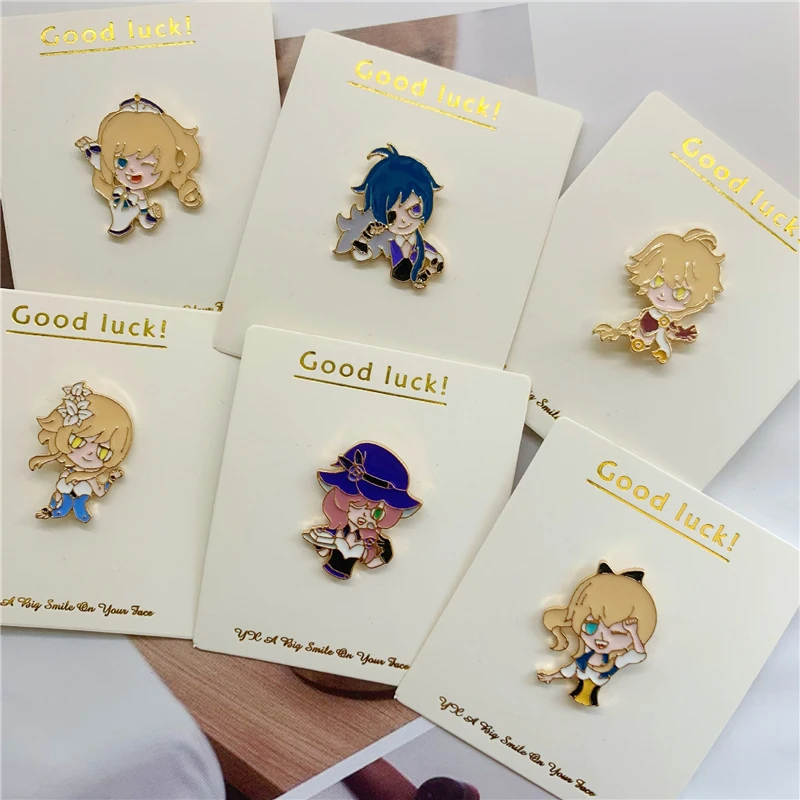 Kpop Manga Lapel Pins Genshin Enamel Badges Aesthetic Luxury Kawaii 90s Anime Fashion Brooches For Christmas Gift Free Shipping
Kpop Manga Lapel Pins Genshin Enamel Badges Aesthetic Luxury Kawaii 90s Anime Fashion Brooches For Christmas Gift Free Shipping
