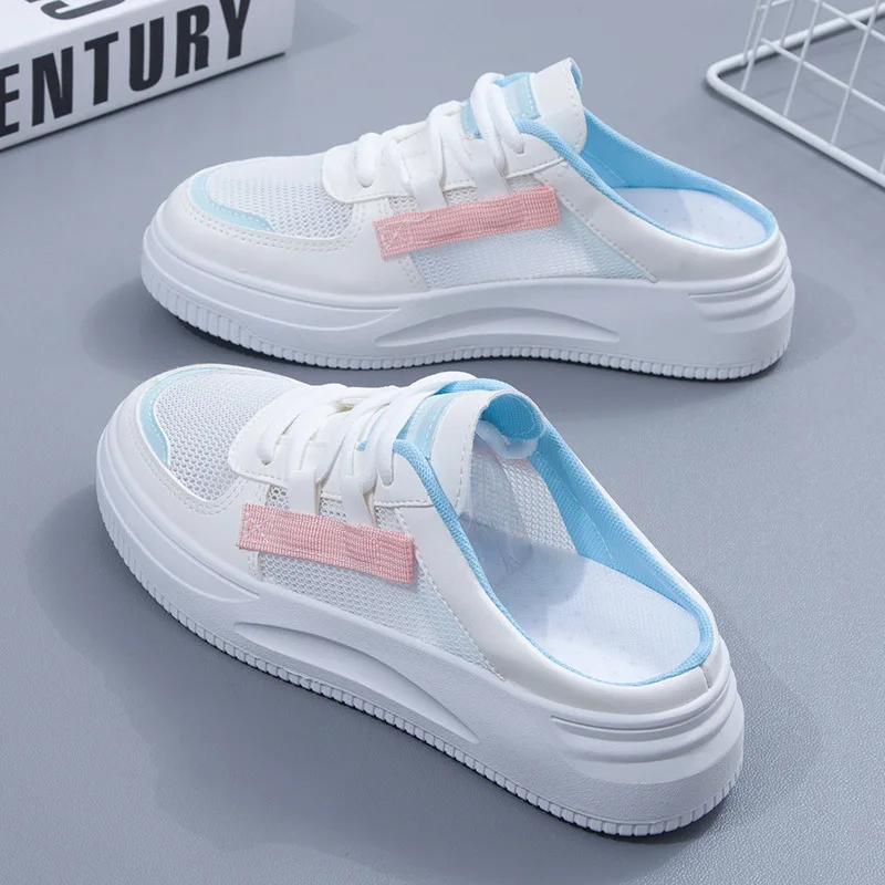 Baotou outer wear slippers women's new small white shoes women's fashion semi-support shoes flat bottom breathable shoes women
Baotou outer wear slippers women's new small white shoes women's fashion semi-support shoes flat bottom breathable shoes women