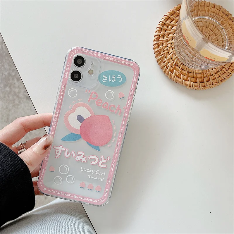 For iphone 11 12 13 Pro Max XR X Xs 6 7 8 Plus Phone Case Fresh Cute Peach Letter Transparent Silicone Soft Skin Friendly Shell
For iphone 11 12 13 Pro Max XR X Xs 6 7 8 Plus Phone Case Fresh Cute Peach Letter Transparent Silicone Soft Skin Friendly Shell