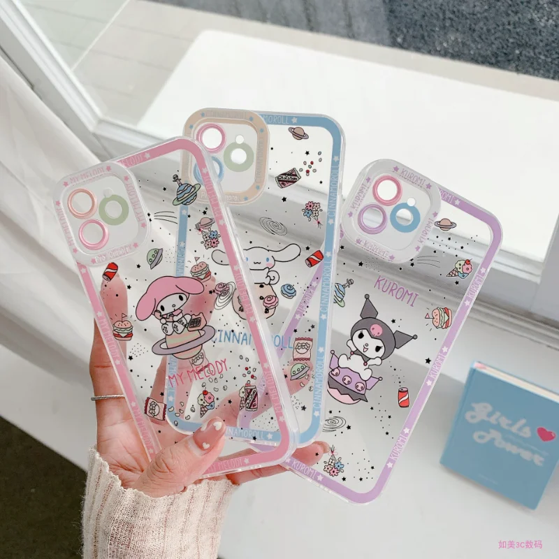 Прозрачный чехол для телефона с аниме Kuromi my melody Cinnamoroll для iPhone 14 13 12 11 Pro Max Xr Mini Xs 14 Plus, милый мягкий чехол
Прозрачный чехол для телефона с аниме Kuromi my melody Cinnamoroll для iPhone 14 13 12 11 Pro Max Xr Mini Xs 14 Plus, милый мягкий чехол