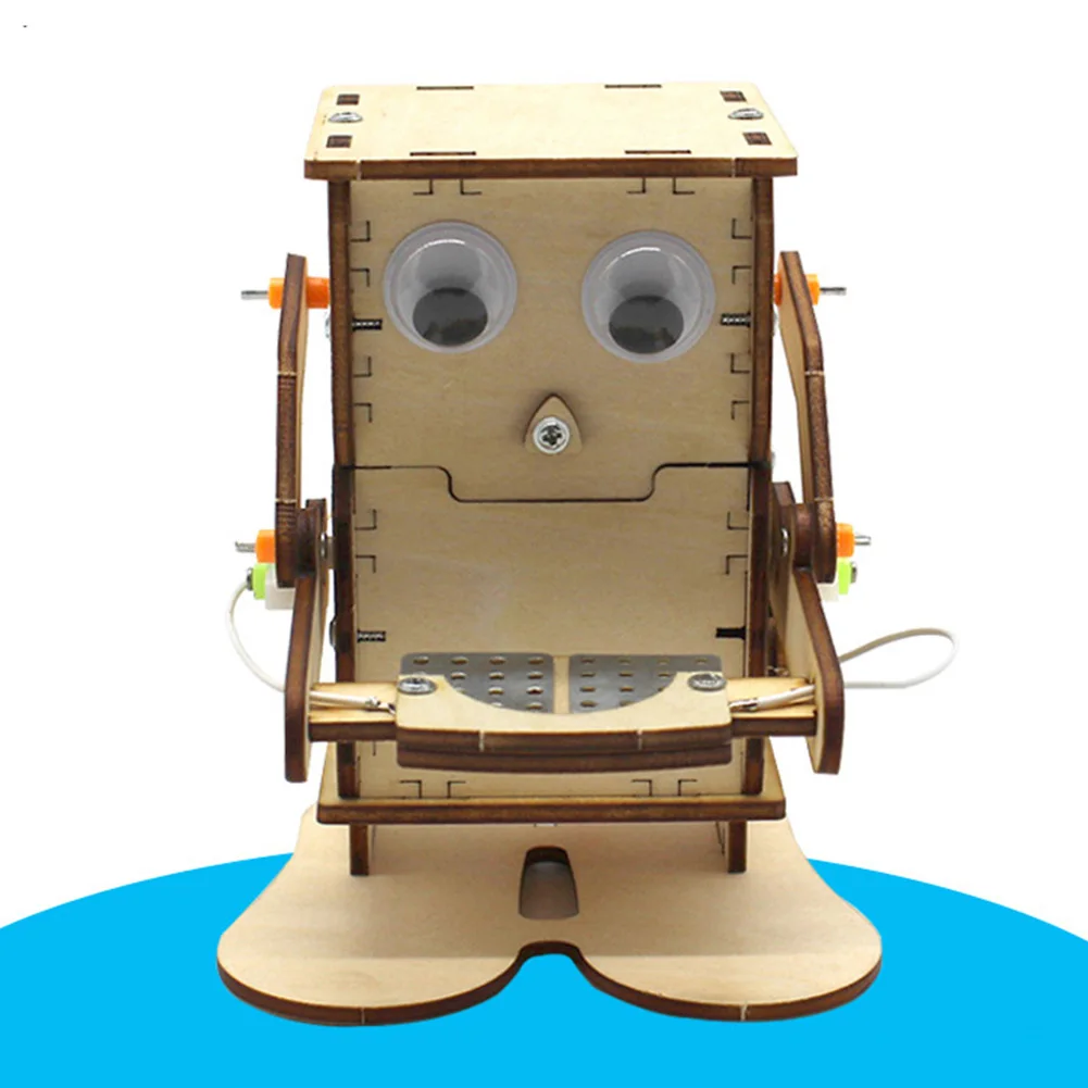 DIY Robot Eating Coin Model Assemble Kit Mini Teaching Learning STEM Project Science Education Aid for Kids Children Supplies
DIY Robot Eating Coin Model Assemble Kit Mini Teaching Learning STEM Project Science Education Aid for Kids Children Supplies