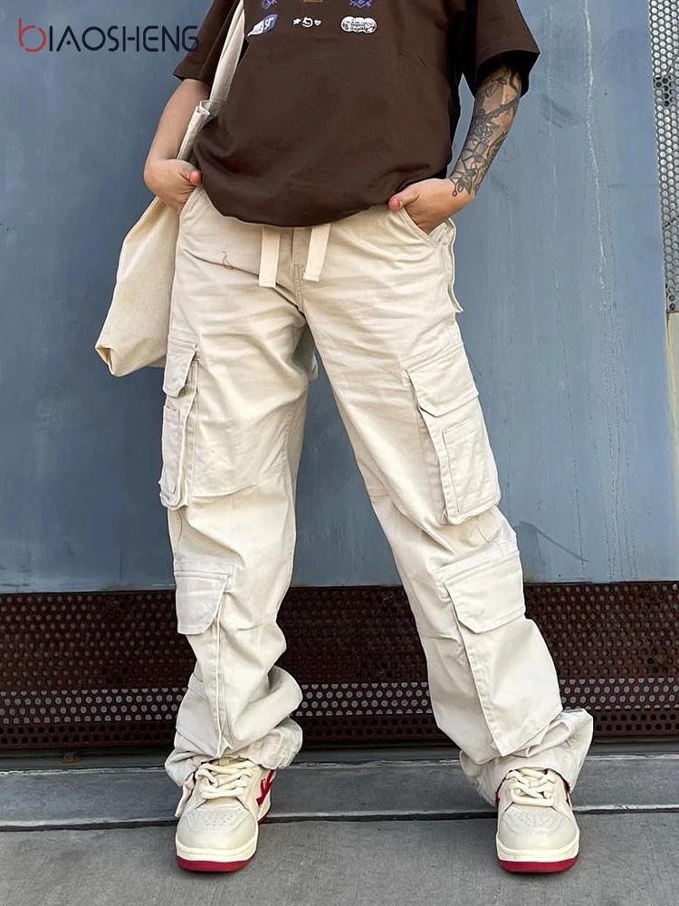 Women Waist Cargo Pants Wide Leg Straight Leg Baggy Jeans Casual Comfy Fashion Multiple Pockets Denim Trousers Hip Hop Style New
Women Waist Cargo Pants Wide Leg Straight Leg Baggy Jeans Casual Comfy Fashion Multiple Pockets Denim Trousers Hip Hop Style New