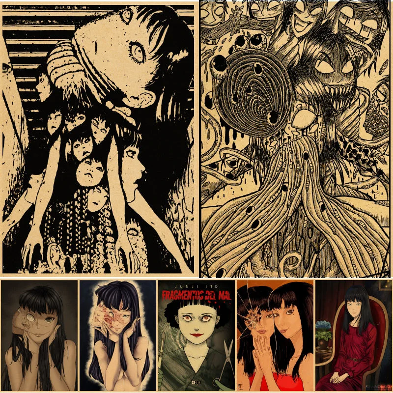 Junji Ito Tomie Wall posters affiche murale cuadros plakaty bedroom decor house affiche murale islam poster vintage
Junji Ito Tomie Wall posters affiche murale cuadros plakaty bedroom decor house affiche murale islam poster vintage