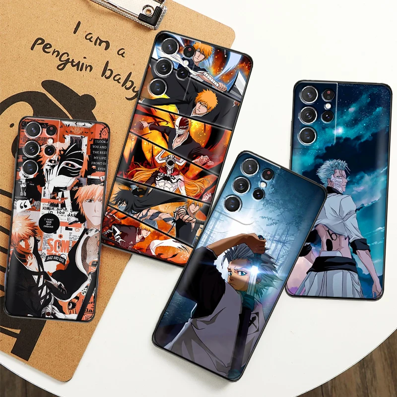 Japan BLEACH Ichigo Kurosaki Manga Phone Case For Samsung Galaxy S22 S21 S20 Ultra FE 5G S22 S10 10E S9 Plus Black
Japan BLEACH Ichigo Kurosaki Manga Phone Case For Samsung Galaxy S22 S21 S20 Ultra FE 5G S22 S10 10E S9 Plus Black