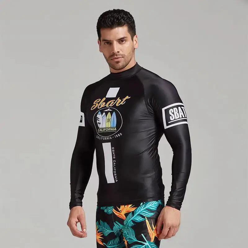 SBART UV Protection Rashguard Men Long Sleeve Swimsuit Mens Swim Rash Guard Quick Dry Surf Driving T Shirt For Swimming Clothes 
SBART UV Protection Rashguard Men Long Sleeve Swimsuit Mens Swim Rash Guard Quick Dry Surf Driving T Shirt For Swimming Clothes