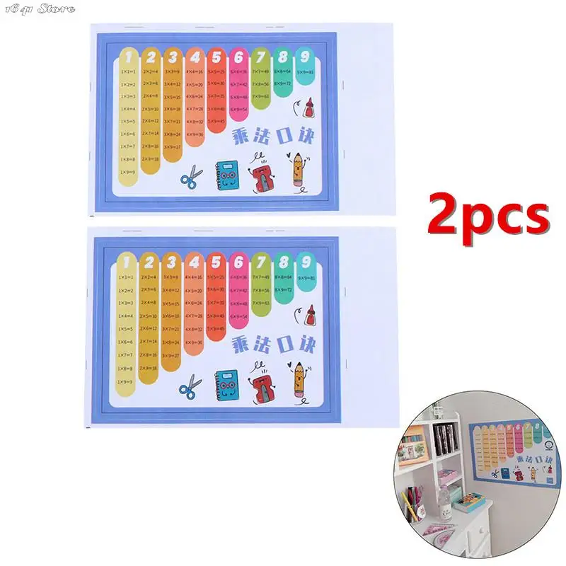 2Pcs Dollhouse Paper Multiplication Table Model 1:12 Dollhouse School Decoration Accessories Pretend Play About 10.5 X 6.9cm
2Pcs Dollhouse Paper Multiplication Table Model 1:12 Dollhouse School Decoration Accessories Pretend Play About 10.5 X 6.9cm
