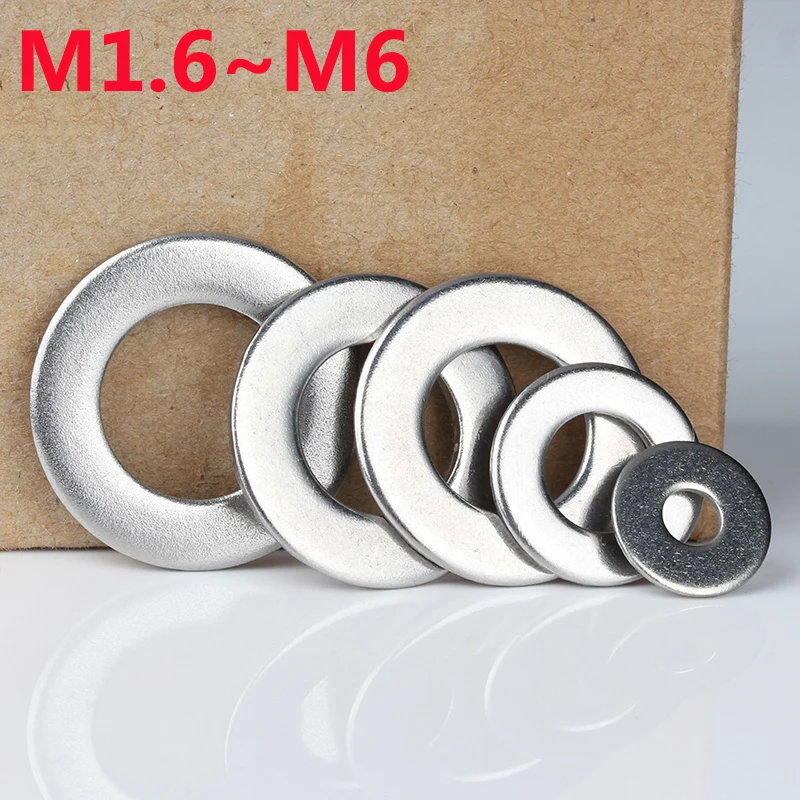 Flat Gasket 304 Stainless Steel Flat Gasket Washer Metal Small Gasket Meson Thickening and Thin Can Be Customized M1.6M2M3M4M5M6
Flat Gasket 304 Stainless Steel Flat Gasket Washer Metal Small Gasket Meson Thickening and Thin Can Be Customized M1.6M2M3M4M5M6
