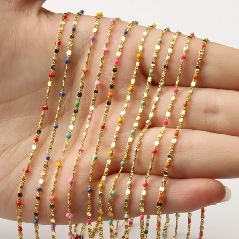 1 Meter New Stainless Steel Link Cable Chain Gold For Fashion Jewelry Making Wholesale Supply DIY Necklace Bracelets
1 Meter New Stainless Steel Link Cable Chain Gold For Fashion Jewelry Making Wholesale Supply DIY Necklace Bracelets