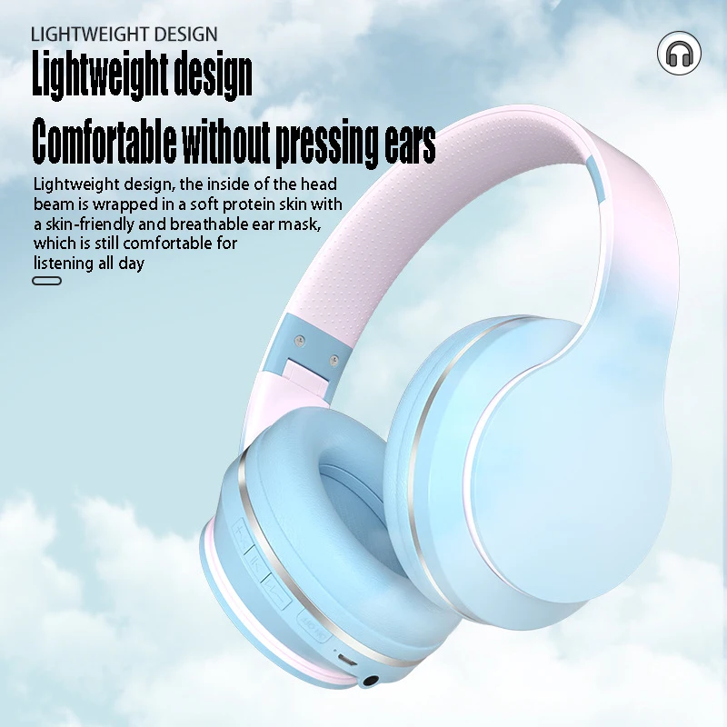 Гарнитура DR56, Беспроводная Bluetooth-гарнитура, детская спортивная Гарнитура для онлайн-игр, звонков, новый градиент.
Гарнитура DR56, Беспроводная Bluetooth-гарнитура, детская спортивная Гарнитура для онлайн-игр, звонков, новый градиент.