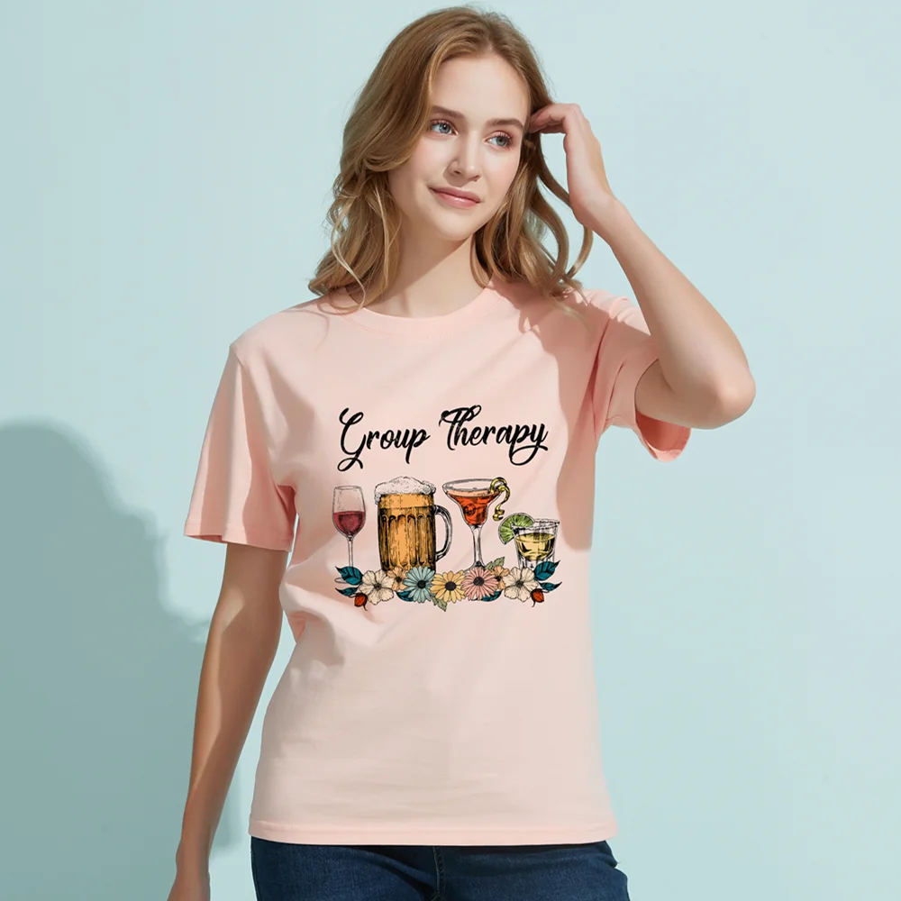 Dlr Group Therapy Print Creativity Women T-Shirt Beer Creativity Print Female High Quality T Shirt Dropship
Dlr Group Therapy Print Creativity Women T-Shirt Beer Creativity Print Female High Quality T Shirt Dropship
