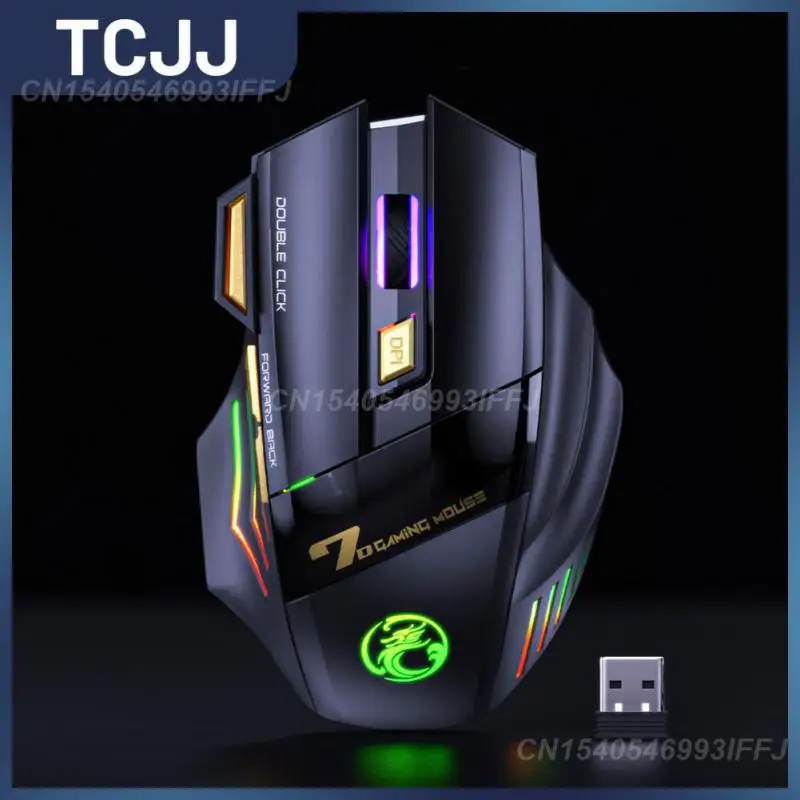 Wireless Gaming Mouse Rgb Lights 2.4g Mute Gaming Mechanical Mouse Colorful Laptop Mice Mause Wireless Mouse 7 Button
Wireless Gaming Mouse Rgb Lights 2.4g Mute Gaming Mechanical Mouse Colorful Laptop Mice Mause Wireless Mouse 7 Button