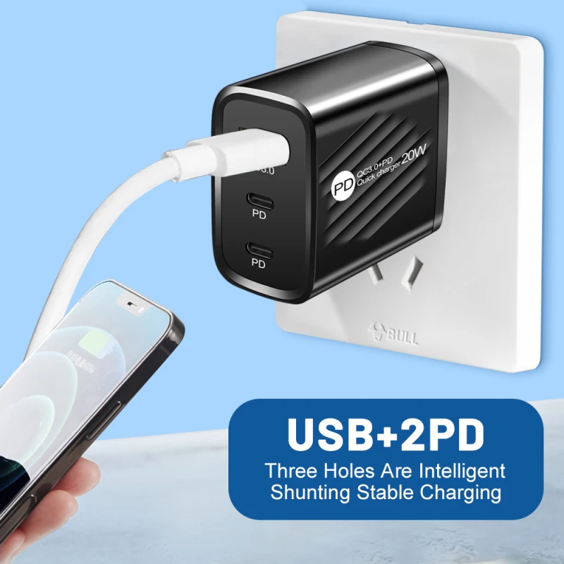 New USB C Charger 2PD 20W Fast Charging Quick Charge 3.0 For Xiaomi 12 11 Samsung Huawei Type C Charger Mobile Phone Adapter 
New USB C Charger 2PD 20W Fast Charging Quick Charge 3.0 For Xiaomi 12 11 Samsung Huawei Type C Charger Mobile Phone Adapter