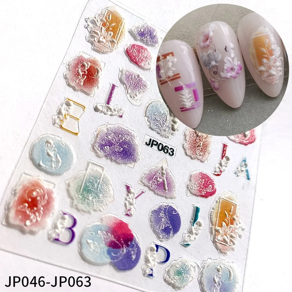 5D Three-dimensional Embossed Nail Stickers Plant Small Fresh Decoration Japanese-style Children's Nail Decals
5D Three-dimensional Embossed Nail Stickers Plant Small Fresh Decoration Japanese-style Children's Nail Decals