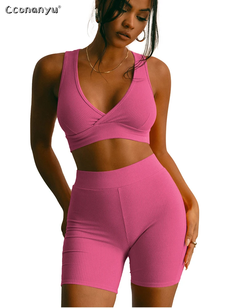 Summer Two Pieces Set Sleeveless Casual Sleeveless Crop Top Shorts Pants Suit High Waist Casual Sexy Women Festival Outfits 2023
Summer Two Pieces Set Sleeveless Casual Sleeveless Crop Top Shorts Pants Suit High Waist Casual Sexy Women Festival Outfits 2023
