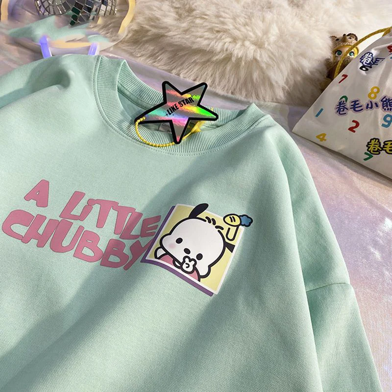 Милый свитер Sanrio почтоко, милый свитер с аниме принтом, зимний плюшевый утепленный пальто с круглым вырезом, топ для девушек, рождественский...
Милый свитер Sanrio почтоко, милый свитер с аниме принтом, зимний плюшевый утепленный пальто с круглым вырезом, топ для девушек, рождественский...