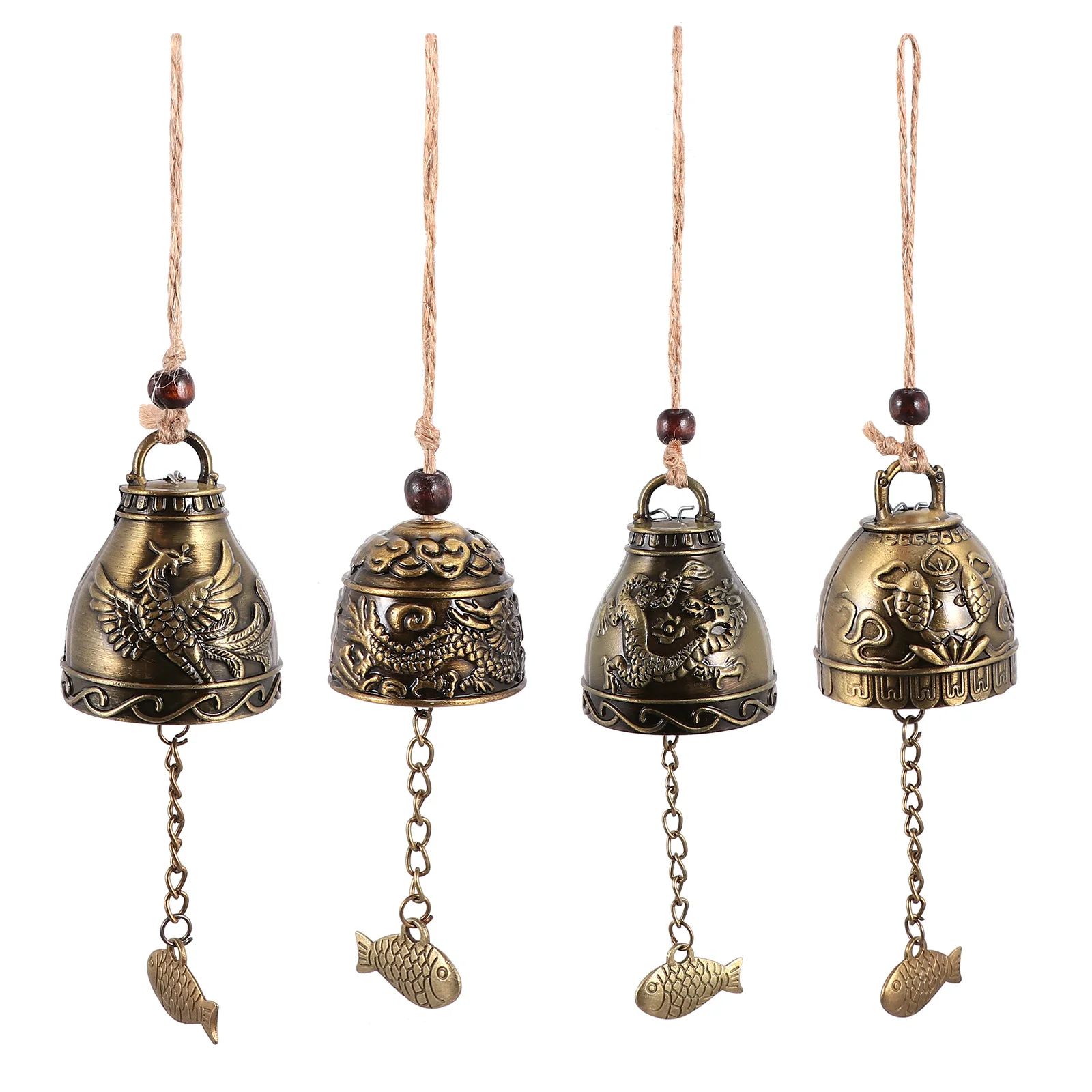 4 Pcs Chinese Metal Bell Chinese Gift House Wind Chimes House Gifts Wind Chime Pendant Vintage Wind Bell Windbells
4 Pcs Chinese Metal Bell Chinese Gift House Wind Chimes House Gifts Wind Chime Pendant Vintage Wind Bell Windbells