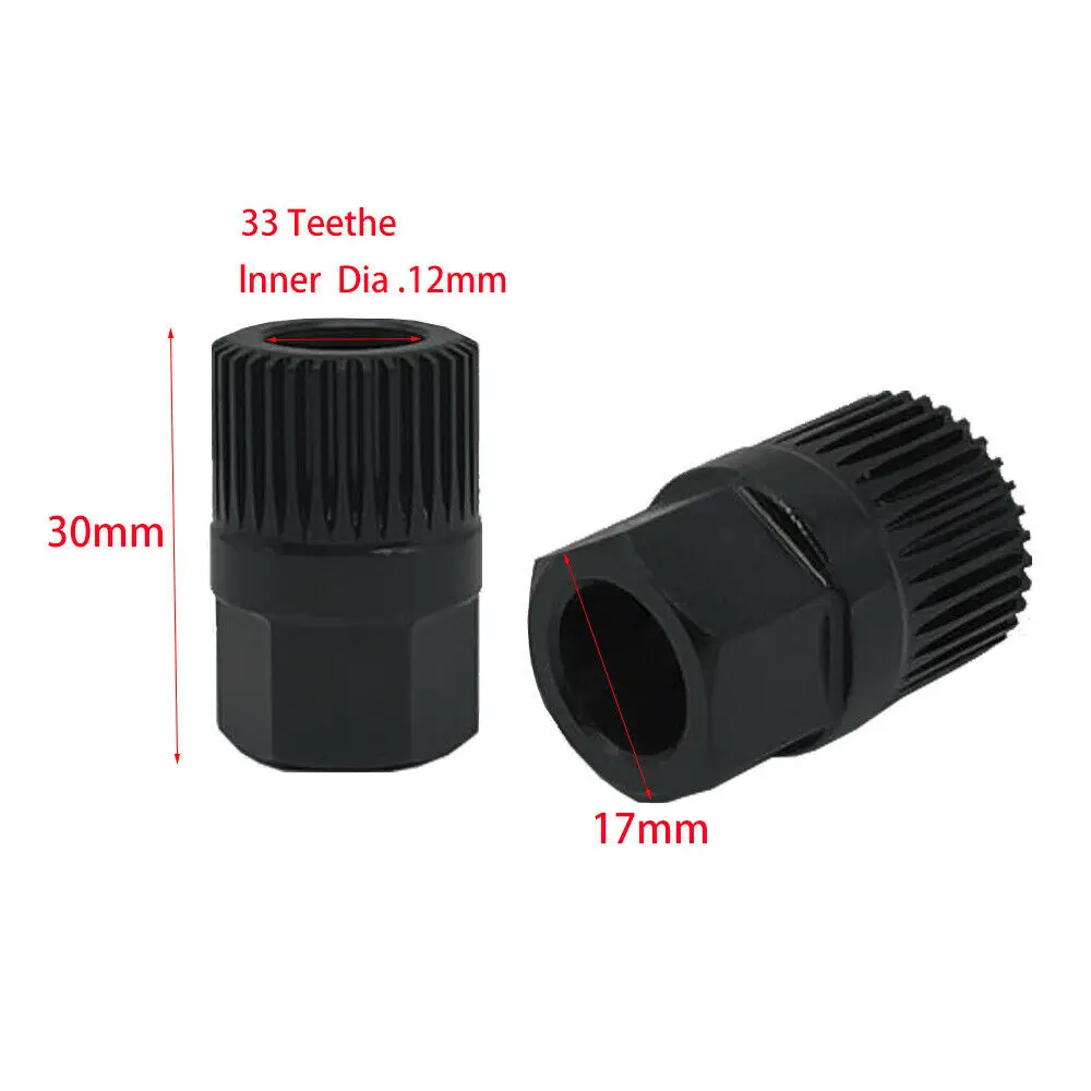 Durable Pulley Removal Tool For V-belt Pulley Free Tool.Kit Wheel Approx.17*33*30mm Black Clutch Metal 1Pieces
Durable Pulley Removal Tool For V-belt Pulley Free Tool.Kit Wheel Approx.17*33*30mm Black Clutch Metal 1Pieces