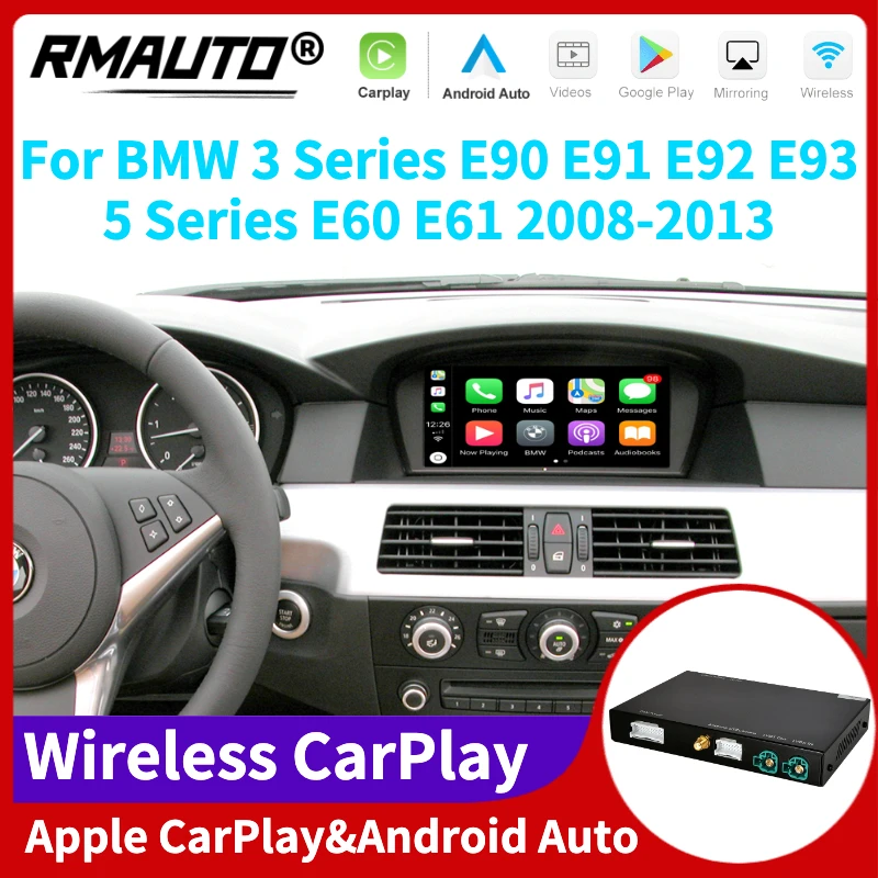 RMAUTO беспроводная Apple CarPlay CIC система для BMW 3 серии E90 E91 E92 E93 5 серии E60 E61 2008-2013 Android Авто зеркальная ссылка
RMAUTO беспроводная Apple CarPlay CIC система для BMW 3 серии E90 E91 E92 E93 5 серии E60 E61 2008-2013 Android Авто зеркальная ссылка