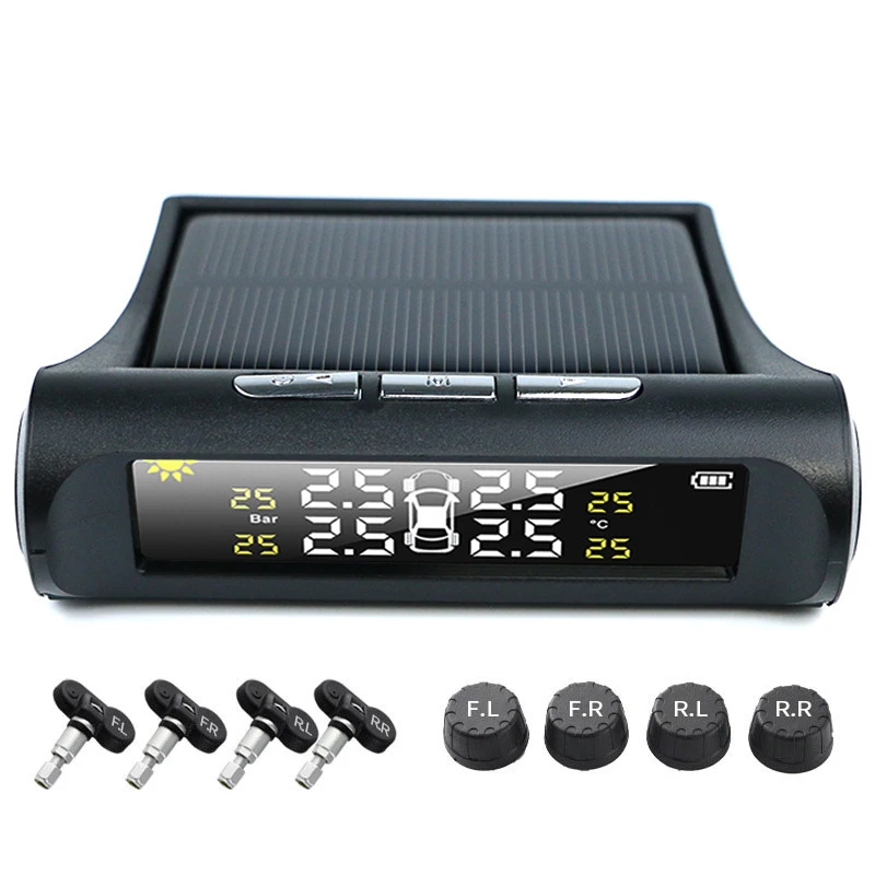 Standard Edition Smart TPMS Car Tire Pressure Alarm Monitor System Display Solar Intelligent TyreTemperature Warning
Standard Edition Smart TPMS Car Tire Pressure Alarm Monitor System Display Solar Intelligent TyreTemperature Warning