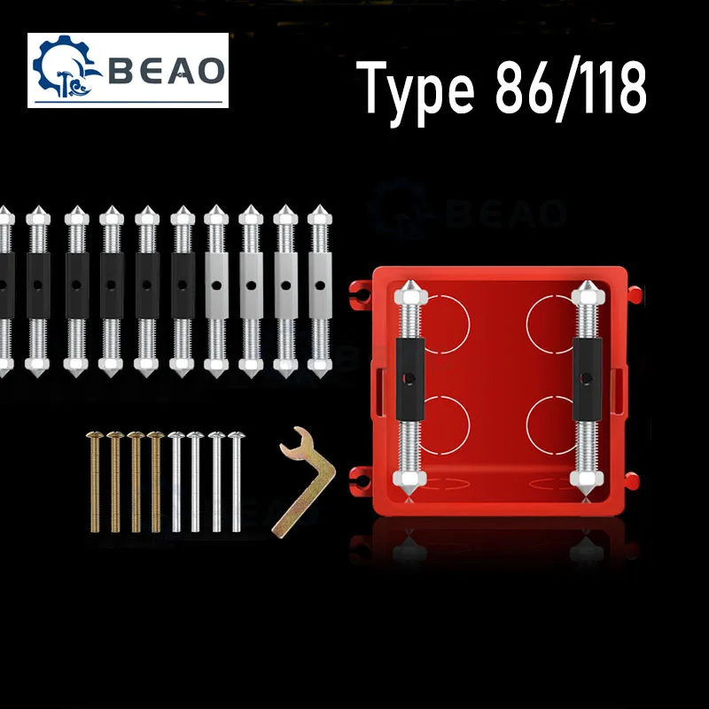 86 /118 Type Repair Bottom Box Cassette Restorer General Junction Box Restorer Switch Box Remedial Screw Pattern
86 /118 Type Repair Bottom Box Cassette Restorer General Junction Box Restorer Switch Box Remedial Screw Pattern
