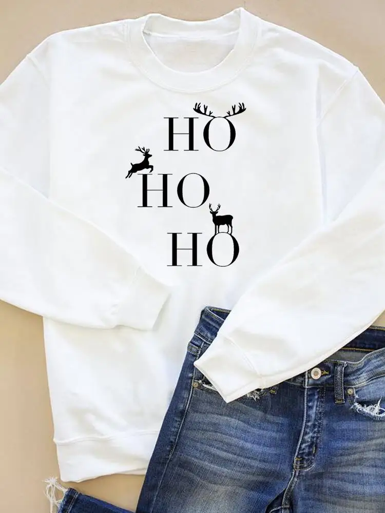 New Year Deer Letter Sweet Sweatshirts Print Fashion Happy Holiday Merry Christmas Women Wear Graphic Pullovers Clothing
New Year Deer Letter Sweet Sweatshirts Print Fashion Happy Holiday Merry Christmas Women Wear Graphic Pullovers Clothing