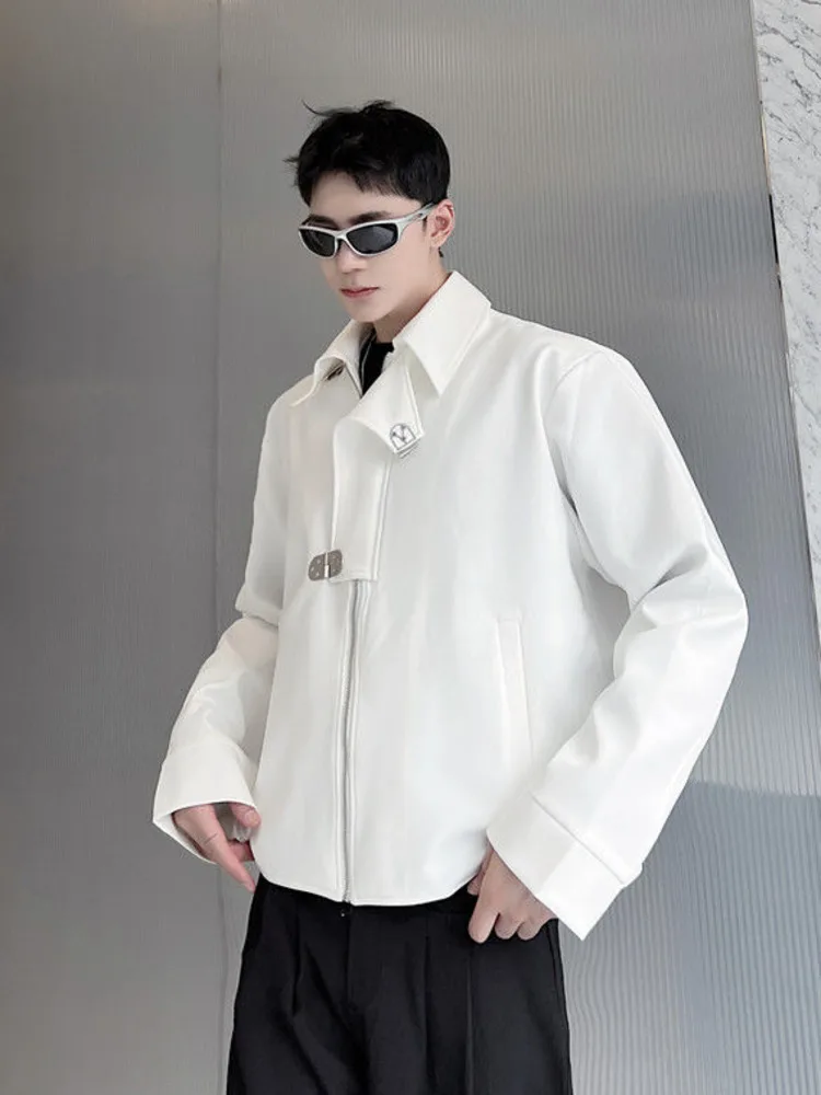 SYUHGFA Men Clothing 2022 Autumn High Quality Short Style Asymmetrical Metal Button Loose Coat Korean Streetwear Zipper Jackets
SYUHGFA Men Clothing 2022 Autumn High Quality Short Style Asymmetrical Metal Button Loose Coat Korean Streetwear Zipper Jackets