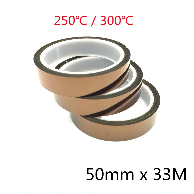 50 mm High Temperature BGA Tape Thermal Insulation Tape Polyimide Adhesive Insulating Adhesive Tape 3D Printing Board Protection
50 mm High Temperature BGA Tape Thermal Insulation Tape Polyimide Adhesive Insulating Adhesive Tape 3D Printing Board Protection