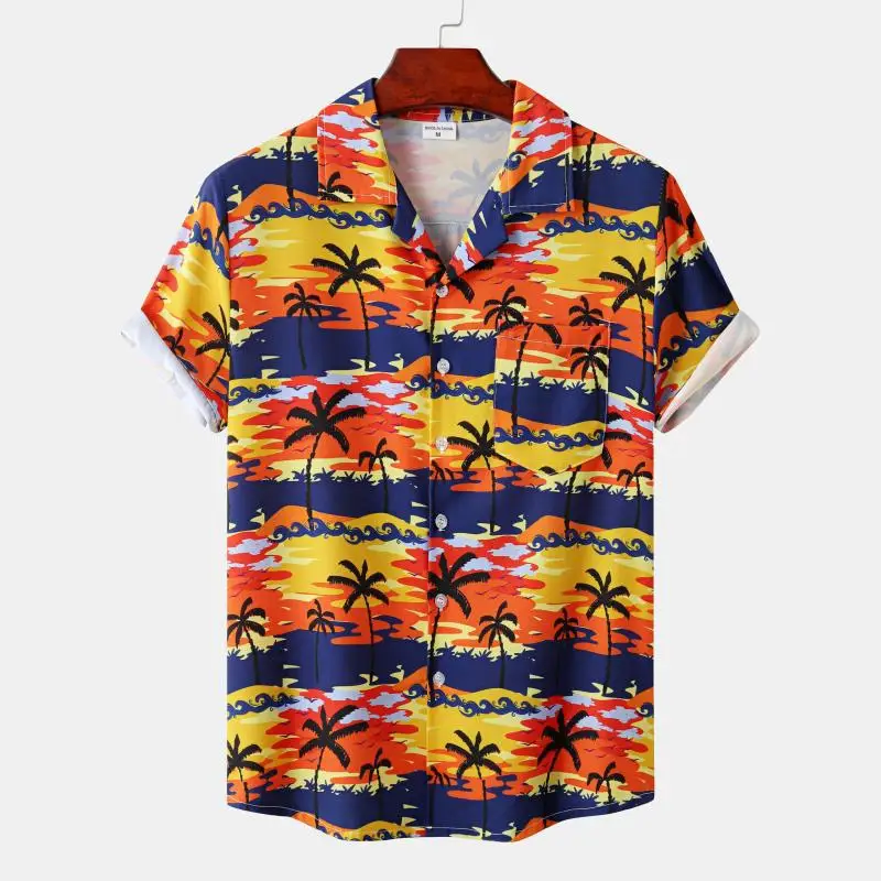 Mens Summer Hawaiian Shirt Man Tops Fashion Harajuku Branded Men's Clothing Beach Short Sleeved Hawaii Party Shirts Cardigan
Mens Summer Hawaiian Shirt Man Tops Fashion Harajuku Branded Men's Clothing Beach Short Sleeved Hawaii Party Shirts Cardigan
