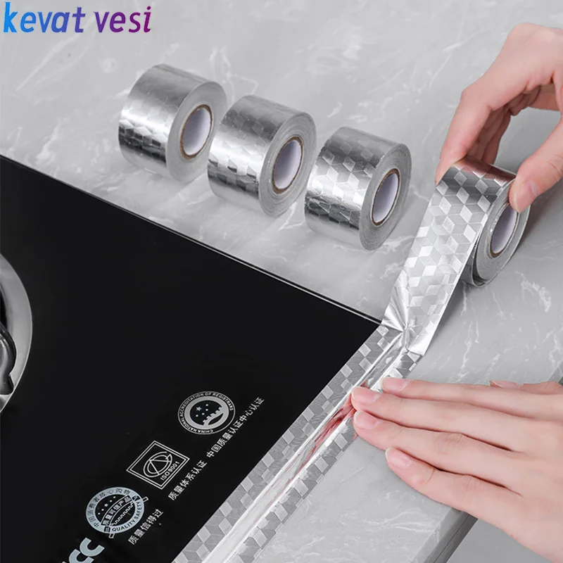 10M Kitchen Oil-Proof Stickers Aluminum Foil Gas Stove Sticker Waterproof Bathroom Gap Self-Adhesive Seam Sticker Kitchen Tools
10M Kitchen Oil-Proof Stickers Aluminum Foil Gas Stove Sticker Waterproof Bathroom Gap Self-Adhesive Seam Sticker Kitchen Tools