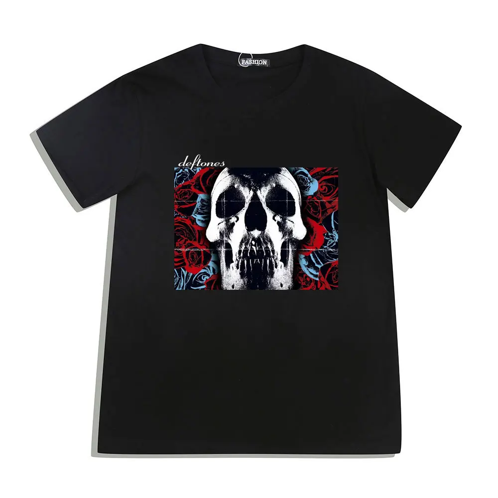 Rock Band Deftones Skull T-Shirt Summer Fashion Gothic Tee Shirt Vintage Casual Oversized Short Sleeve T Shirt Unisex Streetwear
Rock Band Deftones Skull T-Shirt Summer Fashion Gothic Tee Shirt Vintage Casual Oversized Short Sleeve T Shirt Unisex Streetwear