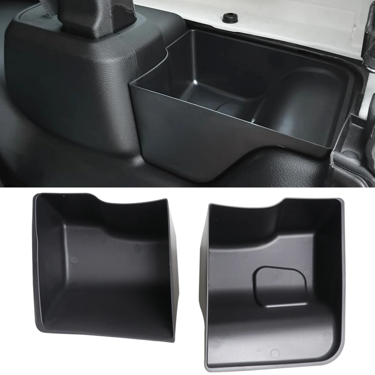 Набор Из 2 Черных Органайзеров Для Багажника Jeep Wrangler JL 2024+, ABS, Для Моделей С 2/4 Дверями
Набор Из 2 Черных Органайзеров Для Багажника Jeep Wrangler JL 2024+, ABS, Для Моделей С 2/4 Дверями