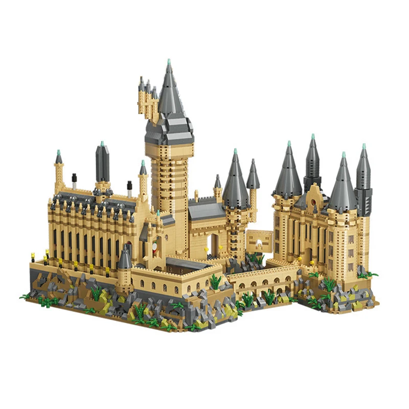 

Совместим с конструктором Lego City, креативный волшебный замок MOC, строительные блоки, мини-школа, архитектура, модели, кирпичи, подарки, игрушки для детей и взрослых