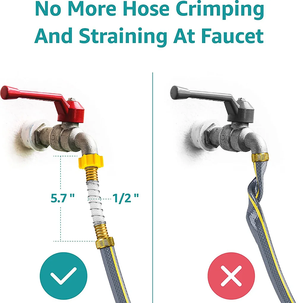 Car Flexible Hose Protector Garden Tube Adapter with Coil Spring Joint Protection RV Trailer Connector Reduction
Car Flexible Hose Protector Garden Tube Adapter with Coil Spring Joint Protection RV Trailer Connector Reduction