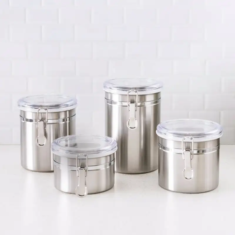 2023 Piece Stainless Steel Canister Set Storage Organizer free shipping
2023 Piece Stainless Steel Canister Set Storage Organizer free shipping