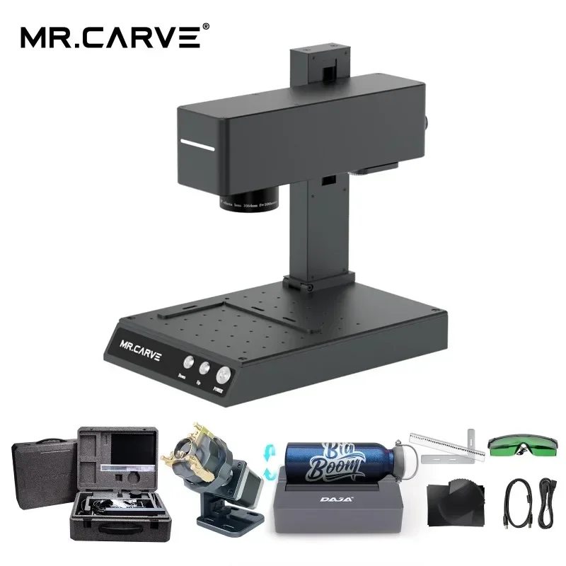 DAJA MR CARVE M4 Laser Printer Machine Mini Fiber Laser Printer Portable Laser Marking Printer for All Metals and Non-metal
DAJA MR CARVE M4 Laser Printer Machine Mini Fiber Laser Printer Portable Laser Marking Printer for All Metals and Non-metal
