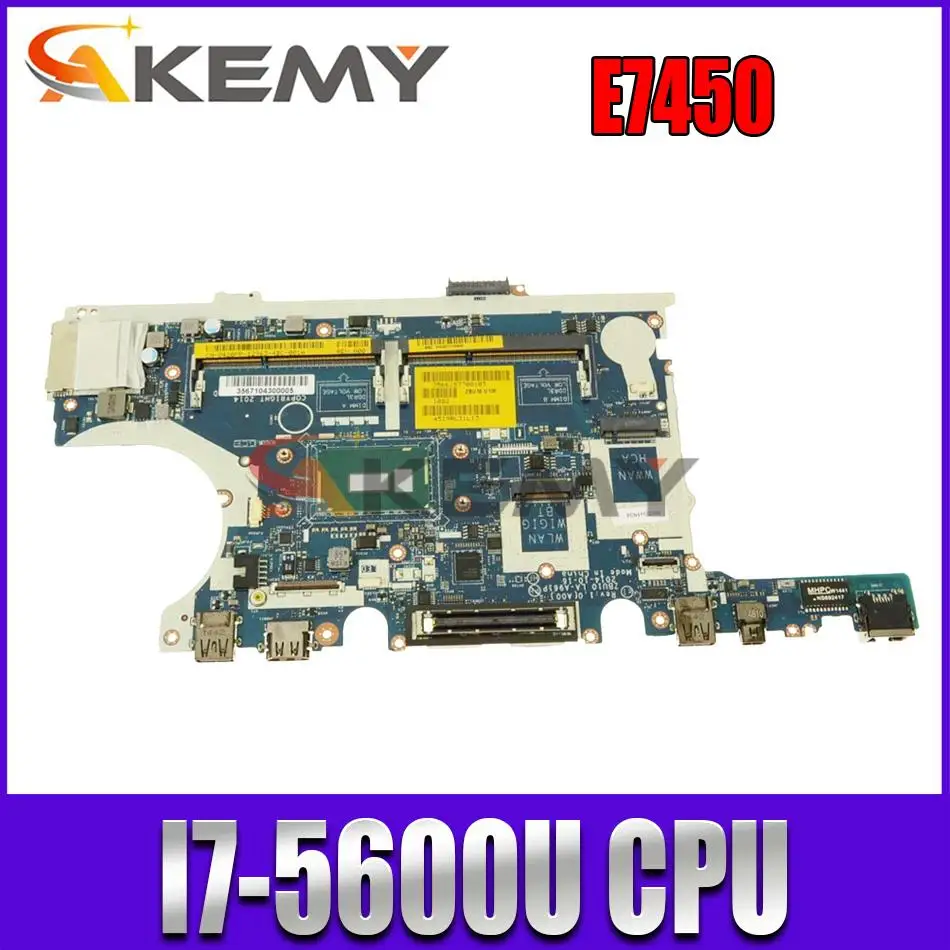 FOR Dell Latitude E7450 Laptop Motherboard CN-0Y15C1 0Y15C1 Y15C1 ZBU10 LA-A961P I7-5600U mainboard 100% Tested
FOR Dell Latitude E7450 Laptop Motherboard CN-0Y15C1 0Y15C1 Y15C1 ZBU10 LA-A961P I7-5600U mainboard 100% Tested