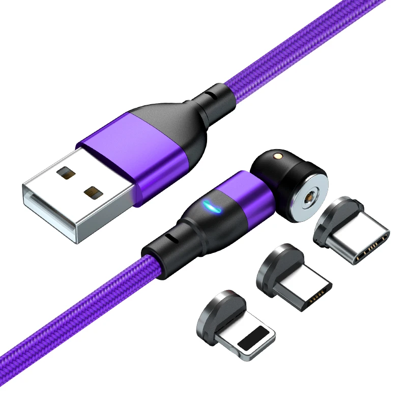 ZUIDID 540 Rotate Magnetic Cable Fast Charging Magnet Charger Micro USB Type C Cable Mobile Phone Wire Cord For iPhone Xiaomi
ZUIDID 540 Rotate Magnetic Cable Fast Charging Magnet Charger Micro USB Type C Cable Mobile Phone Wire Cord For iPhone Xiaomi