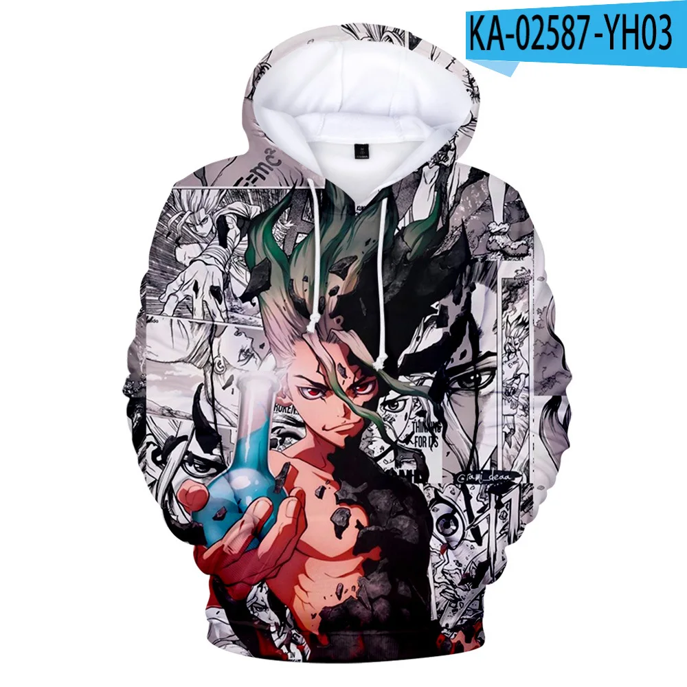 Hot Sale Dr Stone 3D Printing Hoodies Anime Anime Hoodie Sweatshirt Boys/girls Cartoon Casual Clothes Cute Children Pullover
Hot Sale Dr Stone 3D Printing Hoodies Anime Anime Hoodie Sweatshirt Boys/girls Cartoon Casual Clothes Cute Children Pullover