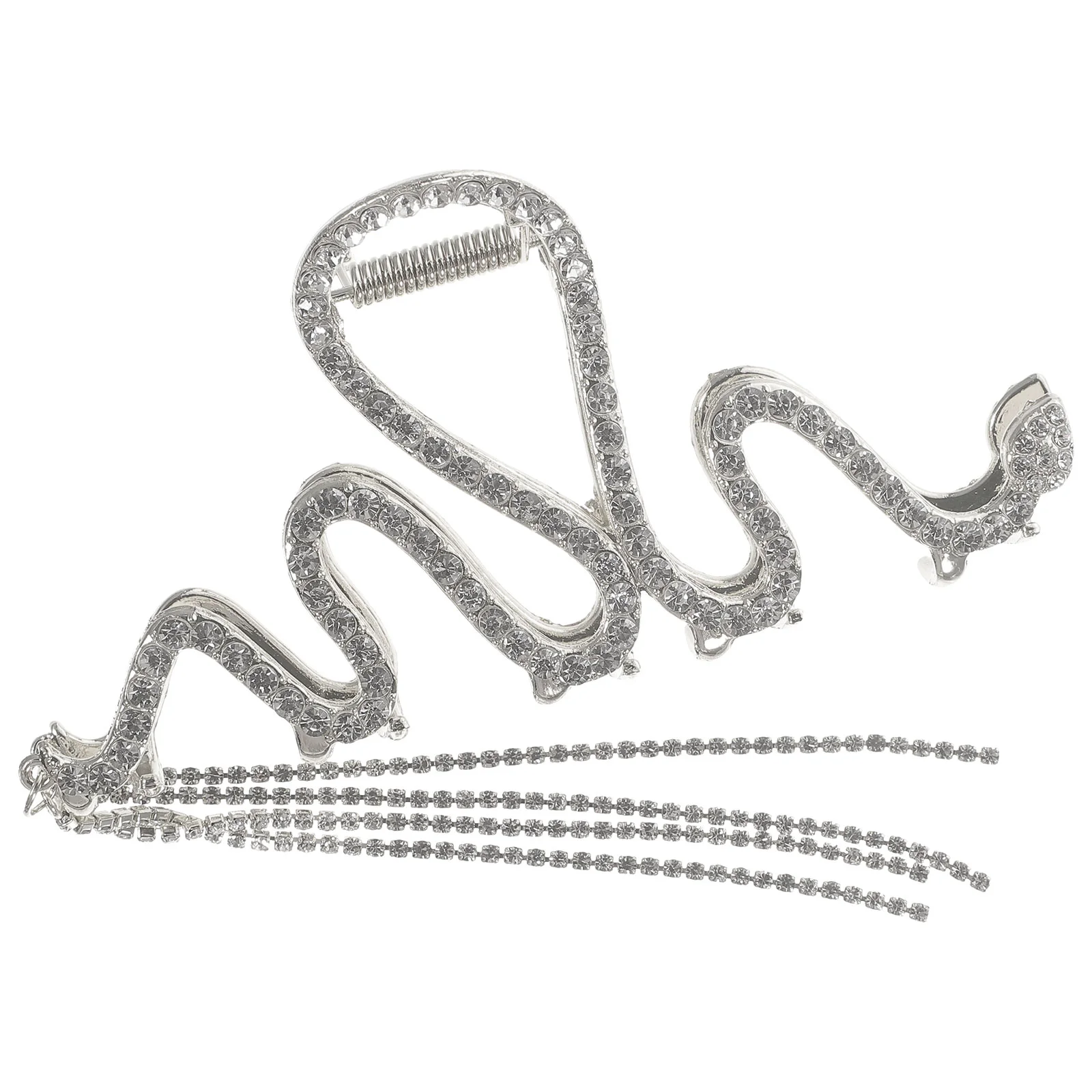 Snake Tassel Clip Large Hair Clips Thick Long Metal Claw Thin Jaw Claws Rhinestone Barrettes
Snake Tassel Clip Large Hair Clips Thick Long Metal Claw Thin Jaw Claws Rhinestone Barrettes