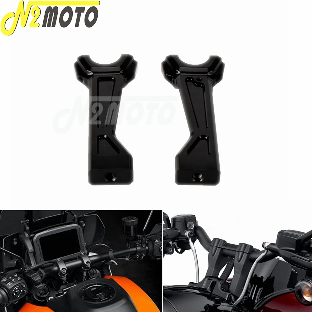 1 Pair Motorcycle Handlebar Riser Mount Heightening Fixed Clamp Risers For Harley Pan America RA1250 and RA1250S 2020 2021 2022
1 Pair Motorcycle Handlebar Riser Mount Heightening Fixed Clamp Risers For Harley Pan America RA1250 and RA1250S 2020 2021 2022