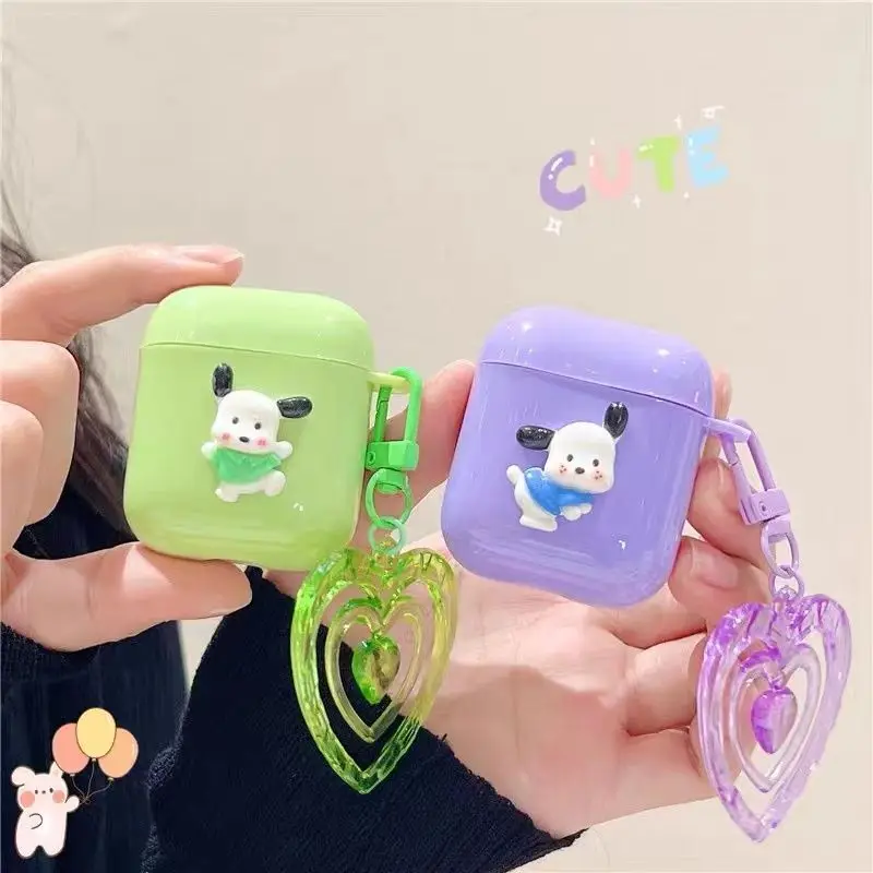 Kuromi Cute Anime Sanrio Headphone Set Kawaii Cartoon Pochacco Sweet Portable Airpods1/2 Protective Shell On Behalf of Girl Gift
Kuromi Cute Anime Sanrio Headphone Set Kawaii Cartoon Pochacco Sweet Portable Airpods1/2 Protective Shell On Behalf of Girl Gift