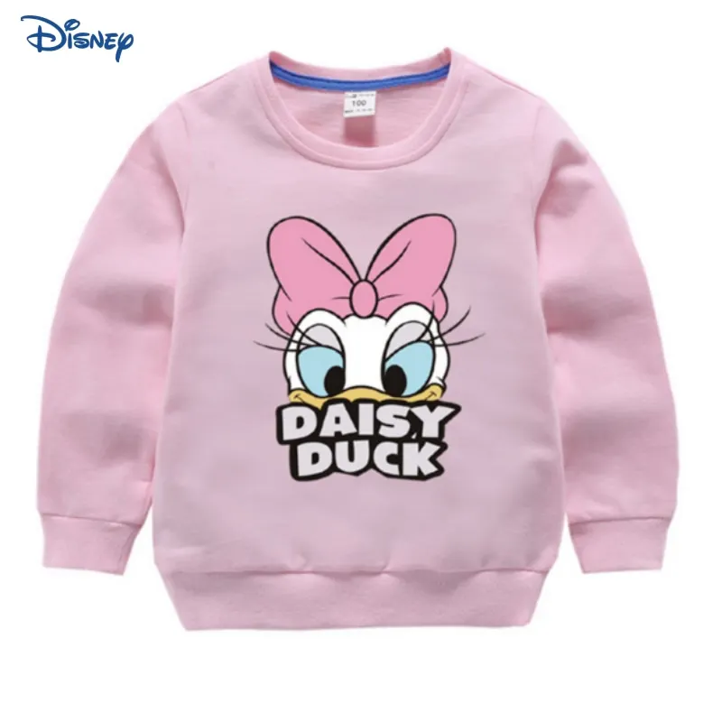 Disney Daisy Duck Baby Girl 100% Cotton Hoodie Spring Autumn Child Casual Pullover Long Sleeve Cartoon Top Baby Clothes 12M-12Y 
Disney Daisy Duck Baby Girl 100% Cotton Hoodie Spring Autumn Child Casual Pullover Long Sleeve Cartoon Top Baby Clothes 12M-12Y