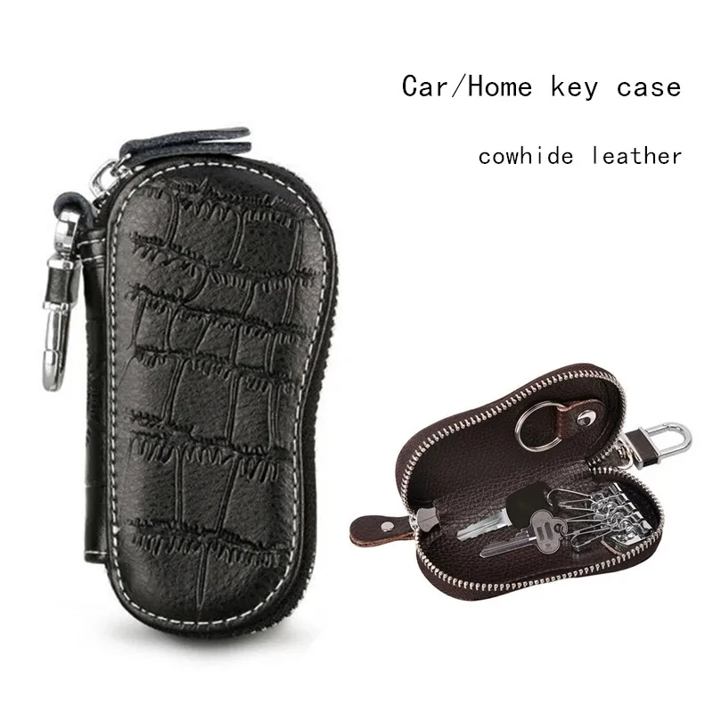 Genuine Leather Women Key Wallet Home Key Case Keychain Waist Hanging Men's Car Key Organizer Housekeeper Pocket Key Holder Bag
Genuine Leather Women Key Wallet Home Key Case Keychain Waist Hanging Men's Car Key Organizer Housekeeper Pocket Key Holder Bag