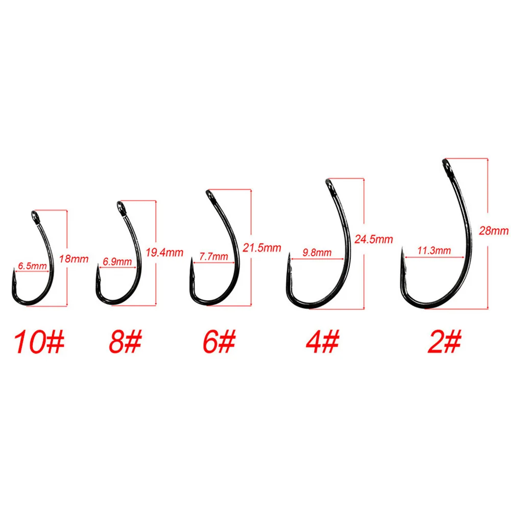 50pcs/Box Carp Fishing Hooks High Carbon Steel Curved Shank Carp Hook Barbless Fishhooks Durable Fishing Accessories Pesca
50pcs/Box Carp Fishing Hooks High Carbon Steel Curved Shank Carp Hook Barbless Fishhooks Durable Fishing Accessories Pesca