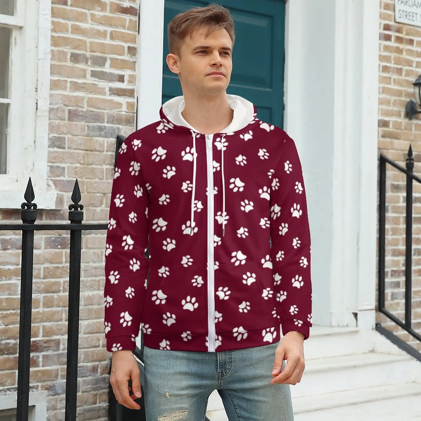 White Dog Paws Loose Hoodies Cute Paw Print Korean Fashion Pullover Hoodie Man Cool Custom Hooded Sweatshirts Plus Size 4XL 5XL
White Dog Paws Loose Hoodies Cute Paw Print Korean Fashion Pullover Hoodie Man Cool Custom Hooded Sweatshirts Plus Size 4XL 5XL