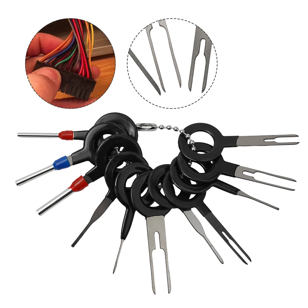 

Puller Tool Removal Tool 11pcs/set Accessories Aluminum Car Extractor Parts Wire Terminal Wiring Connector Pin