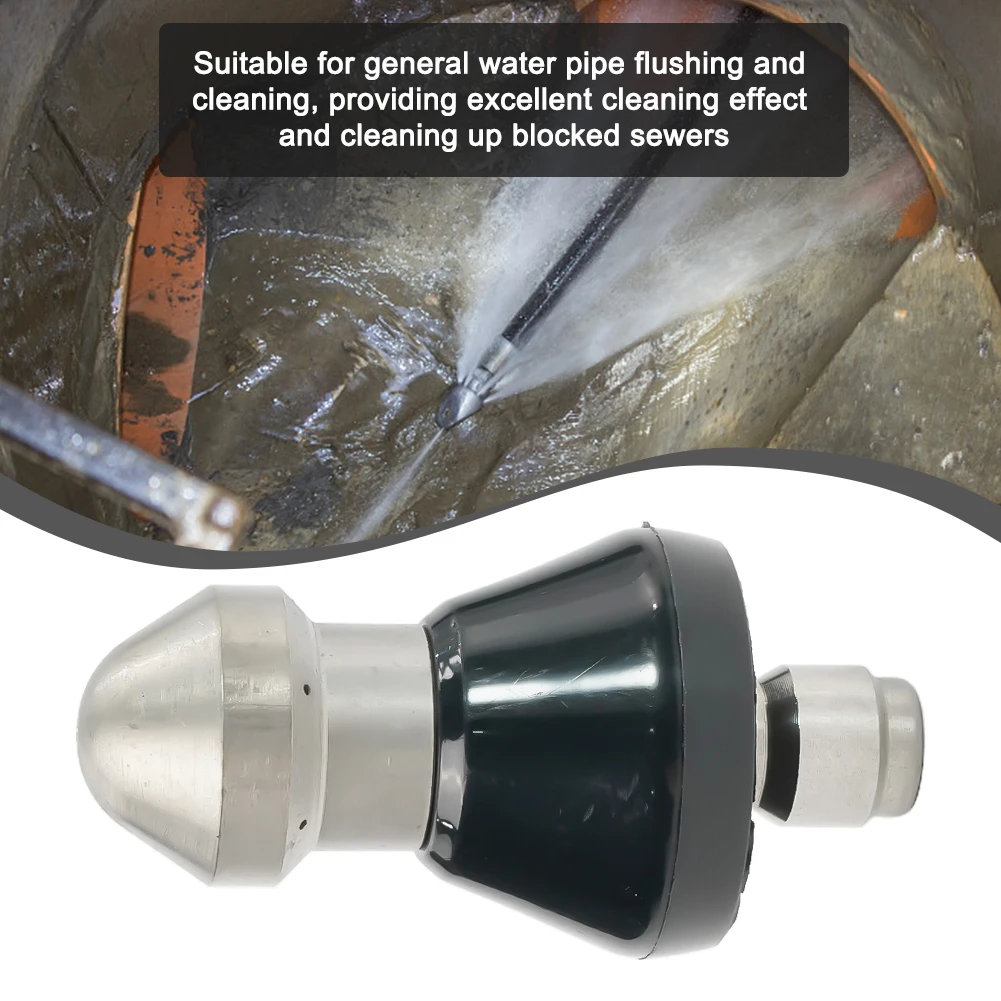 1 Front 6 Rear 1/4'' Quick High Pressure Washer Sewer 6 Jet Nozzle Washing Machine Drain Cleaning Pipe Dredging Cleaning Nozzle
1 Front 6 Rear 1/4'' Quick High Pressure Washer Sewer 6 Jet Nozzle Washing Machine Drain Cleaning Pipe Dredging Cleaning Nozzle