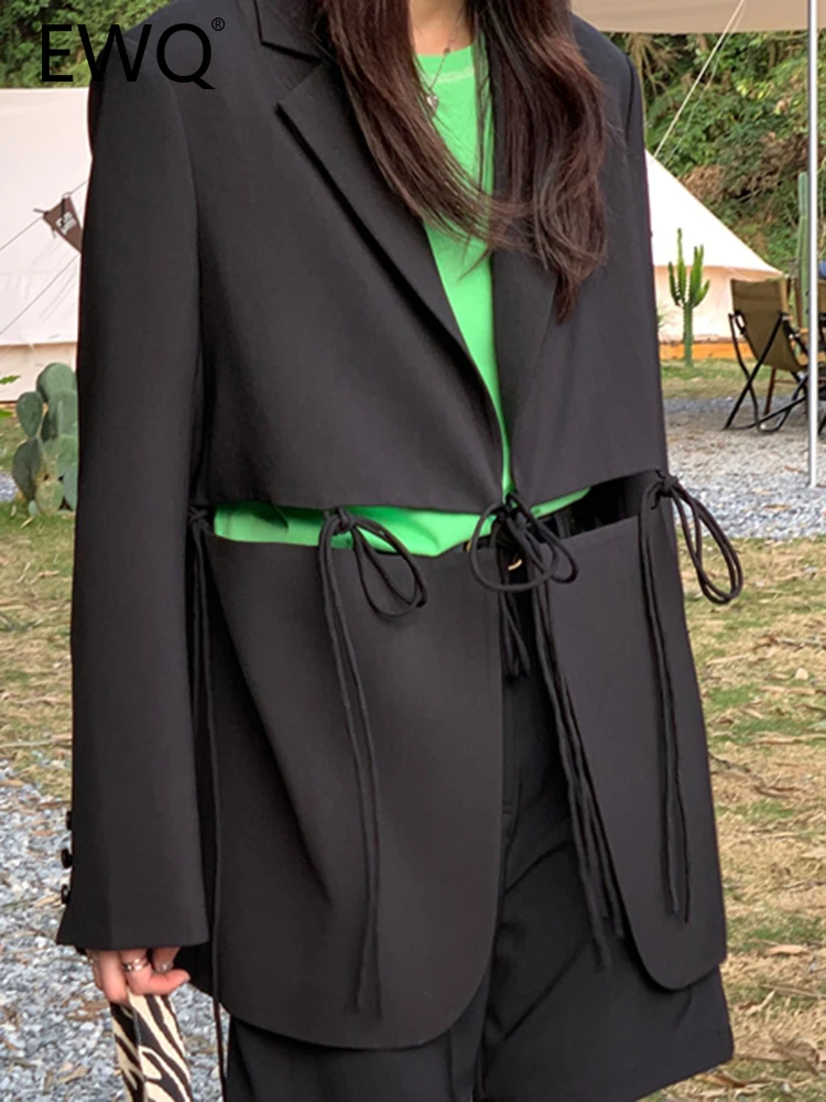EWQ Drawstring Hollow Out Blazer For Women Notched Long Sleeve Solid Jackets Female Fashion Clothes 2023 Summer New 26D3281
EWQ Drawstring Hollow Out Blazer For Women Notched Long Sleeve Solid Jackets Female Fashion Clothes 2023 Summer New 26D3281